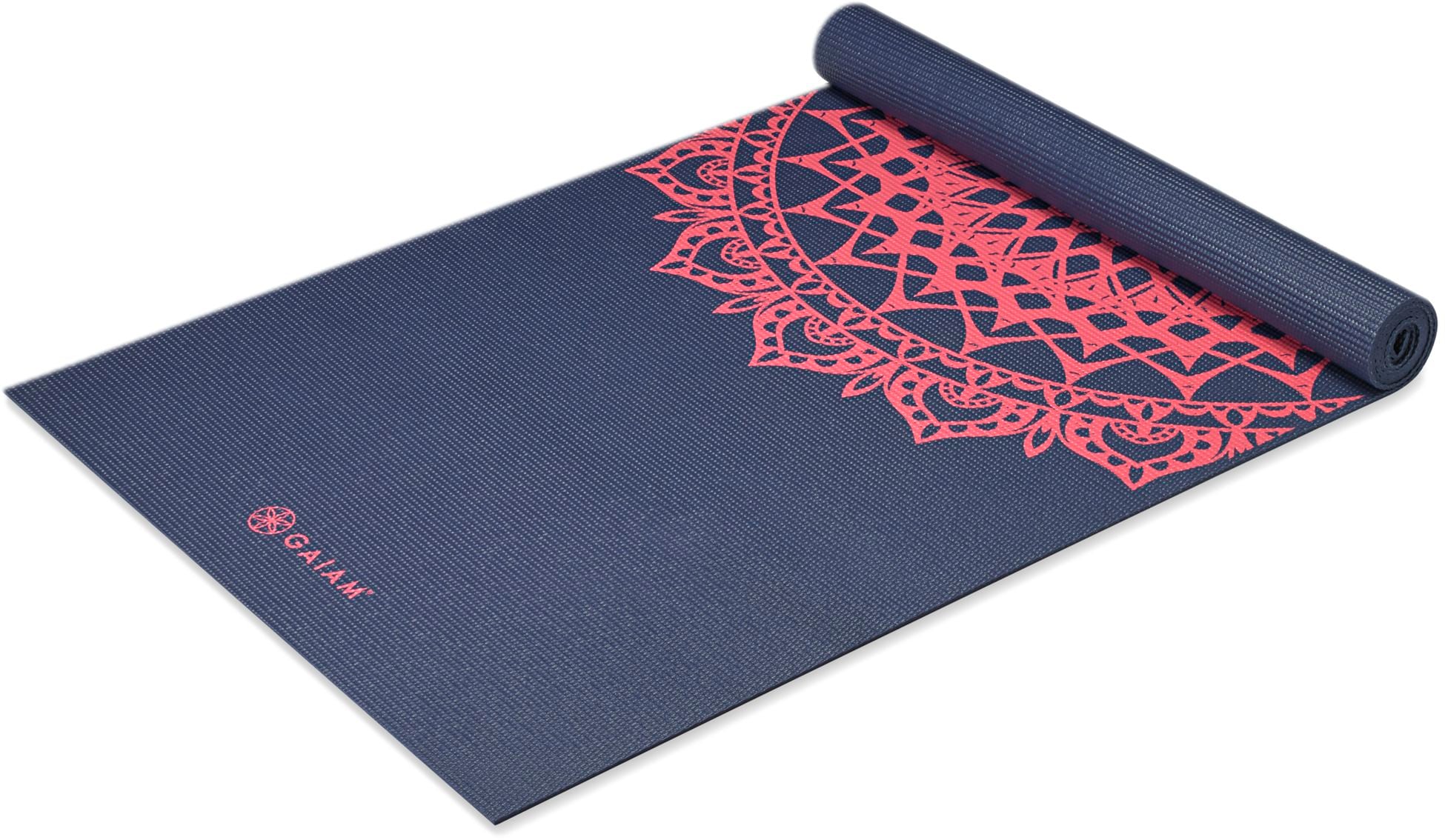 GAIAM PINK MARRAKESH YOGA MAT 4MM på stadium.se